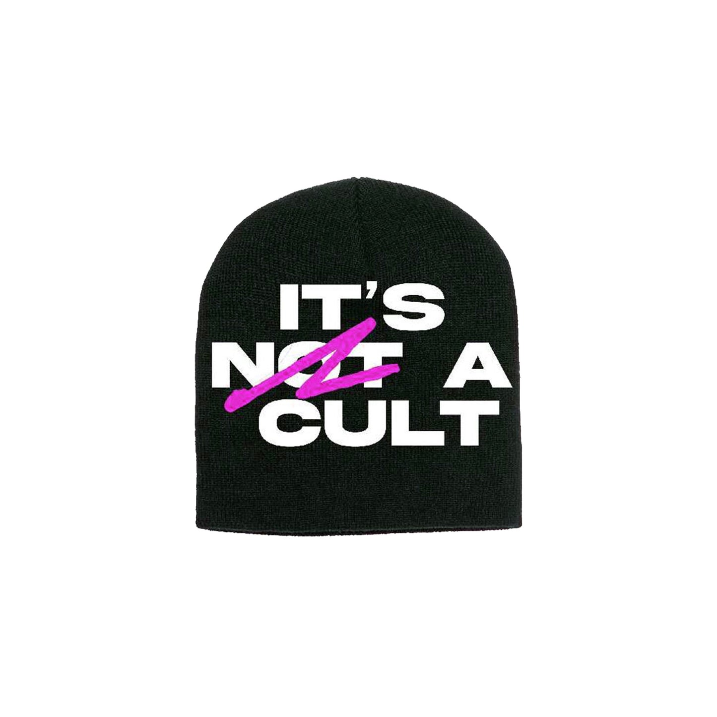 IT'S NOT A CULT (PINK BEANIE)